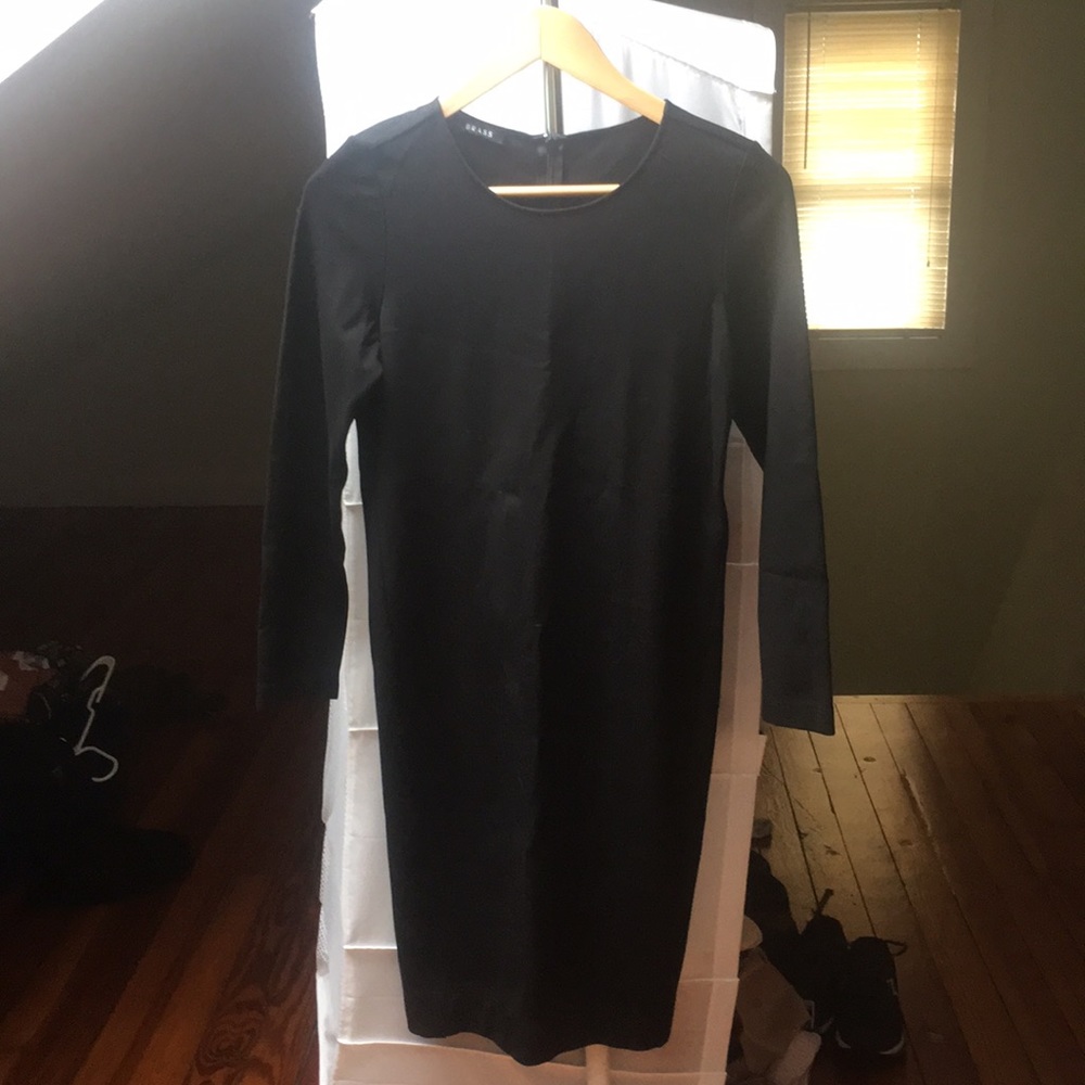 Brass pencil dress